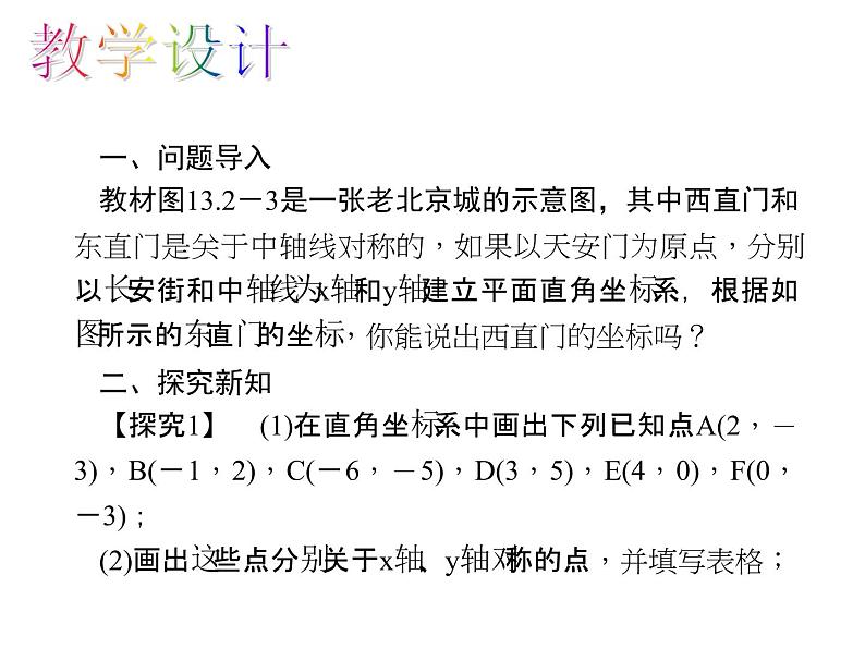 人教数学八上13.2.2 用坐标表示轴对称课件PPT第4页