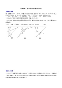 專(zhuān)題05 角平分線性質(zhì)的應(yīng)用(學(xué)生版) 備戰(zhàn)2021年中考幾何壓軸題分類(lèi)導(dǎo)練學(xué)案