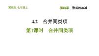 冀教版七年级上册4.2 合并同类项习题课件ppt