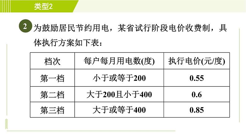 北师版七年级上册数学 第5章 5.5目标一 计费问题 习题课件第6页