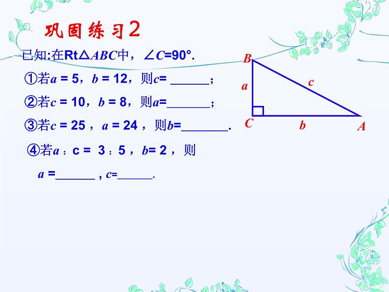 24.2直角三角形的性质 华东师大版数学九年级上册 课件 (4)05