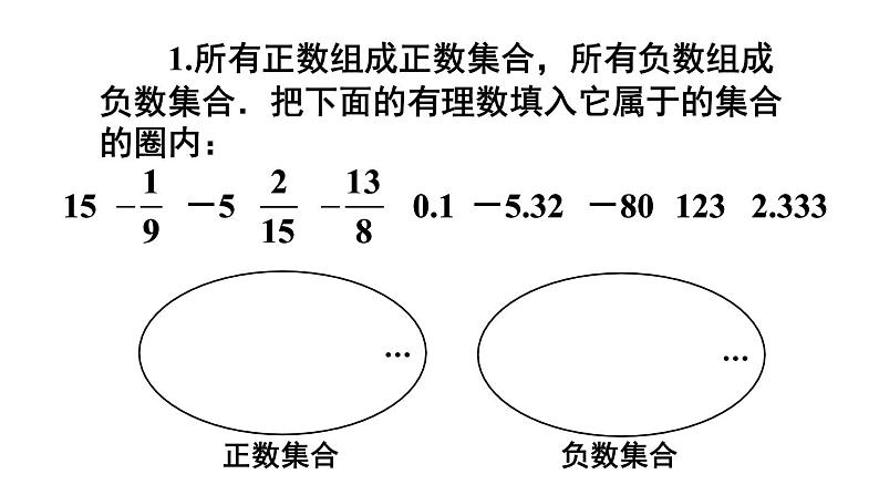 人教版七年级数学上册 第一章 有理数 1.2.1 有理数 课件(共26张PPT)07