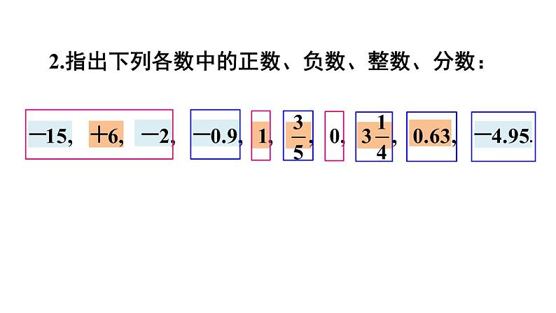 人教版七年级数学上册 第一章 有理数 1.2.1 有理数 课件(共26张PPT)08