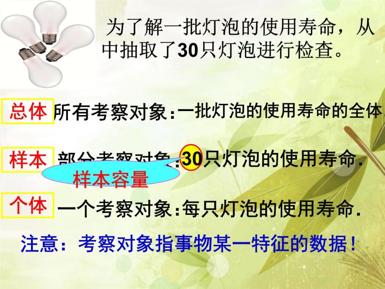 北师大版七年级数学上册 6.2 普查和抽样调查课件PPT07