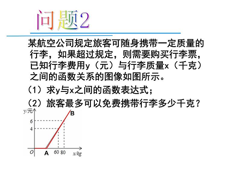 苏科版八年级数学上册 6.4 用一次函数解决问题课件PPT05