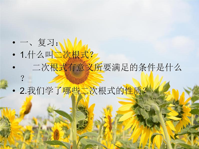 15.1 二次根式(1)(课件)-2021-2022学年数学八年级上册-冀教版第2页