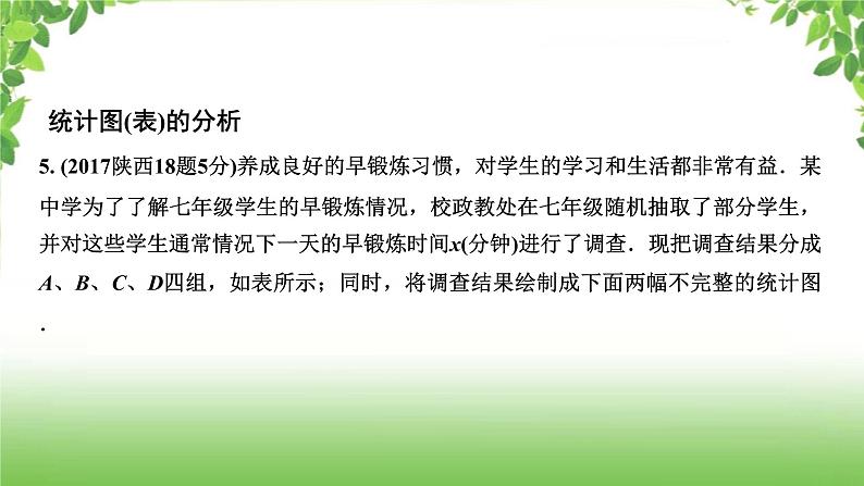 陕西中考数学真题汇编综合课件 11 统计第5页