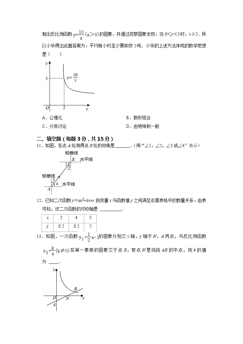 2021-2022学年度北师大版九年级数学上册第二次月考模拟试卷(含解析)第3页