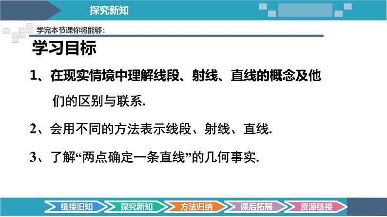 4.1.1线段、射线、直线-北师大版七年级数学上册课件第2页