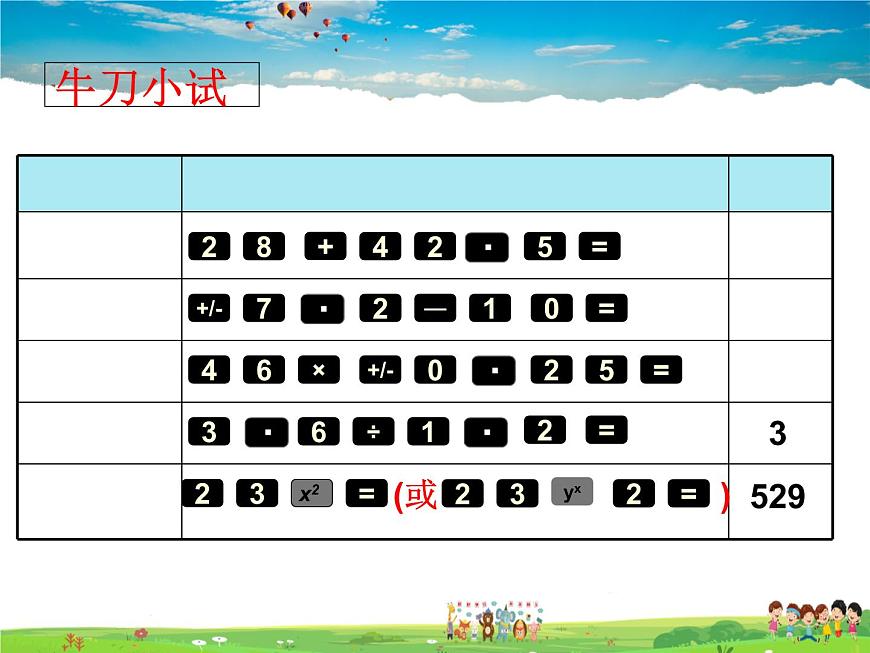 北師大版數(shù)學(xué)七年級(jí)上冊(cè)-2.12 用計(jì)算器進(jìn)行運(yùn)算【教學(xué)課件】第6頁(yè)
