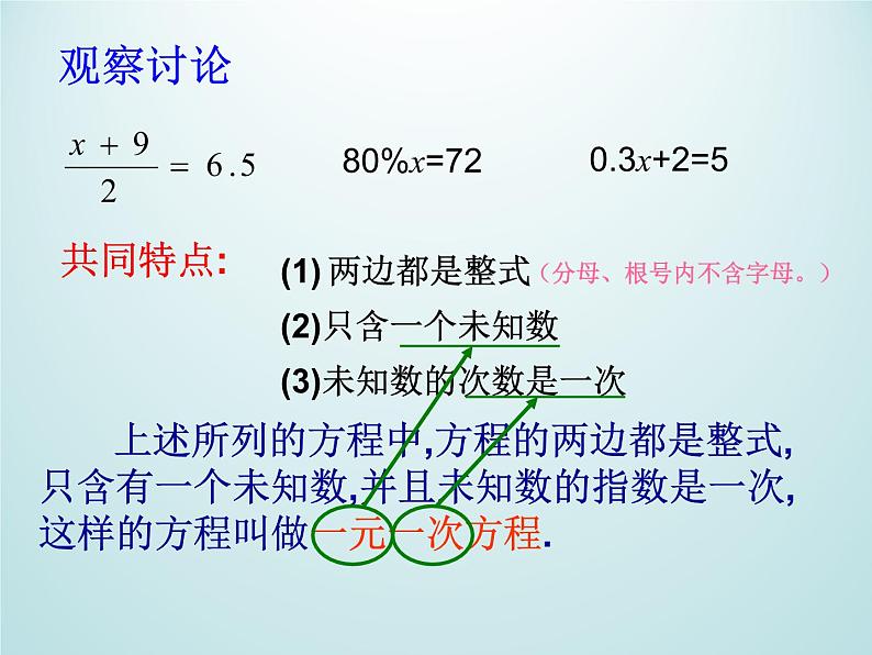 浙教版数学七年级上册 5.1一元一次方程_(课件)第8页