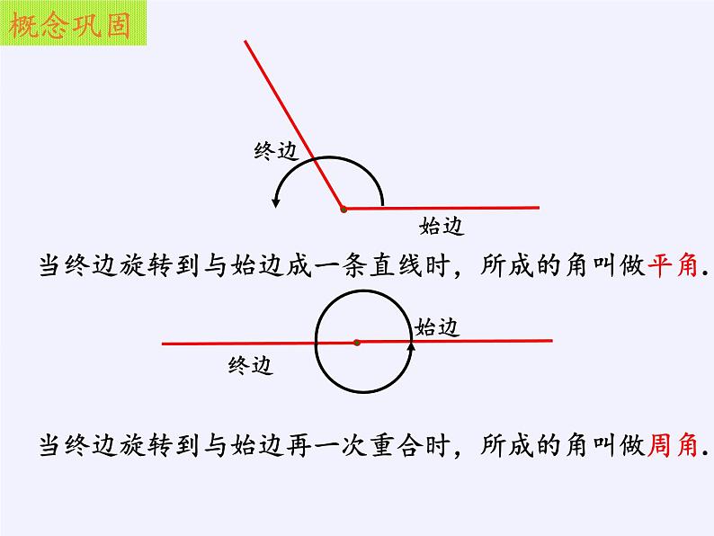浙教版数学七年级上册 6.5 角与角的度量(课件)05