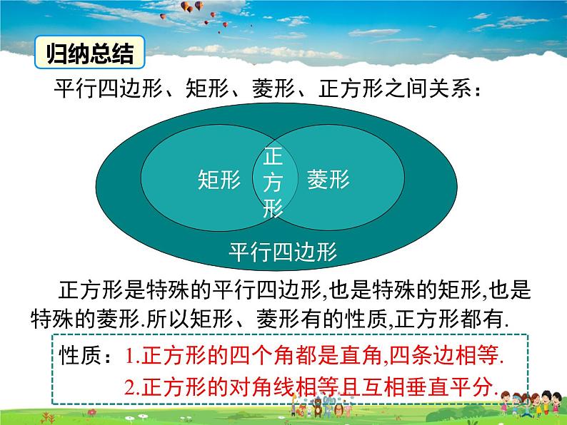 华师版数学八年级下册-19.3 正方形课件PPT第8页