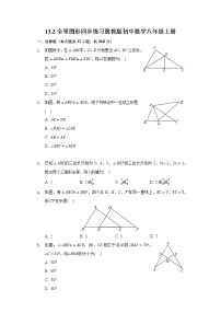 初中数学冀教版八年级上册13.2 全等图形课后测评