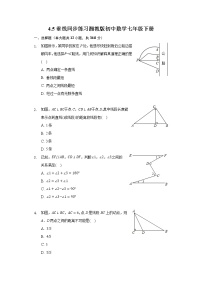 初中4.5 垂线课堂检测