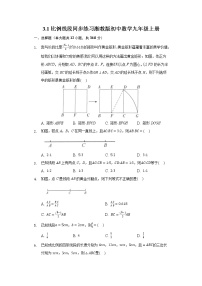 初中数学湘教版九年级上册3.1 比例线段优秀同步测试题