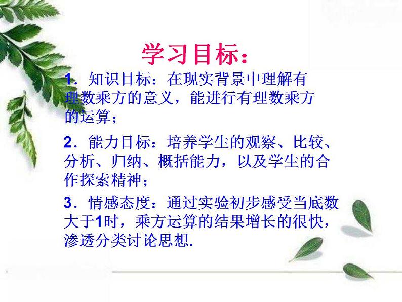 华东师大版七年级数学上册第2章2.11有理数的乘方 课件第2页