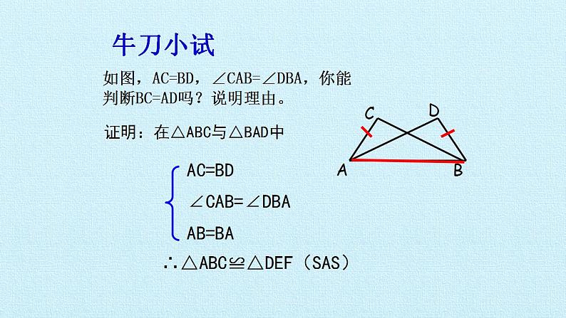 苏科版八年级数学上册 第1章 全等三角形 复习(课件)07