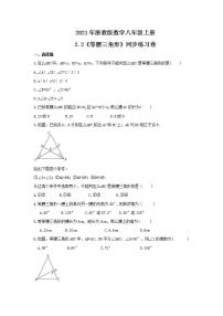 初中数学浙教版八年级上册2.2 等腰三角形优秀练习题