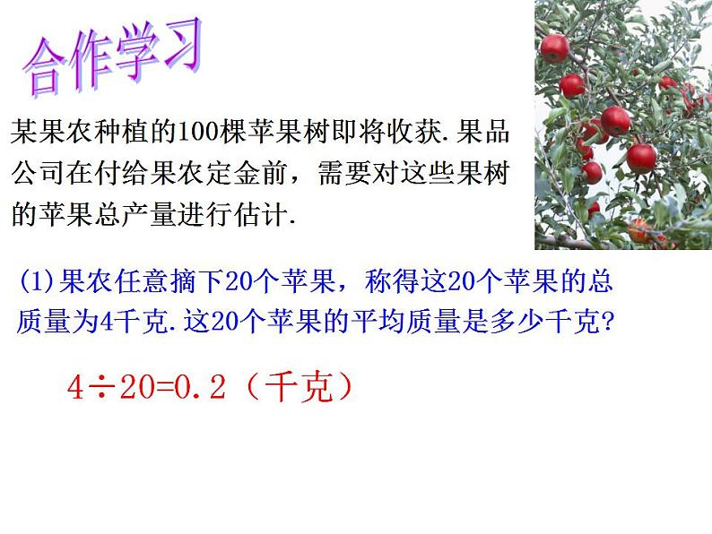 苏科版九年级数学上册 3.1 平均数课件PPT05