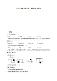 北师大版数学七年级上册期中复习试卷04（含答案）