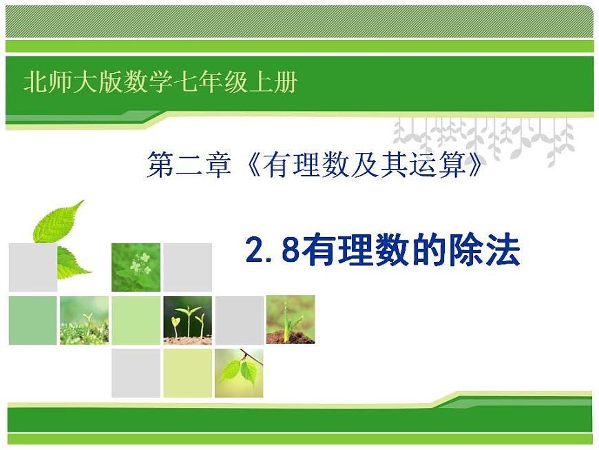 2.8 有理數(shù)的除法(14)(課件)數(shù)學(xué)七年級上冊-北師大版第1頁