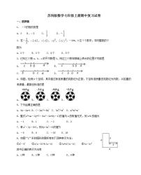 苏科版数学七年级上册期中复习试卷06（含答案）
