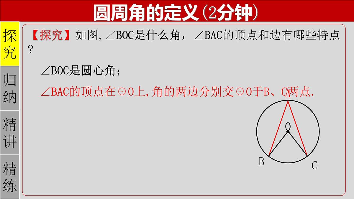 24.1.4(1) 圆周角-定理及推论1-2021-2022学年九年级数学上册教学课件(人教版)第4页