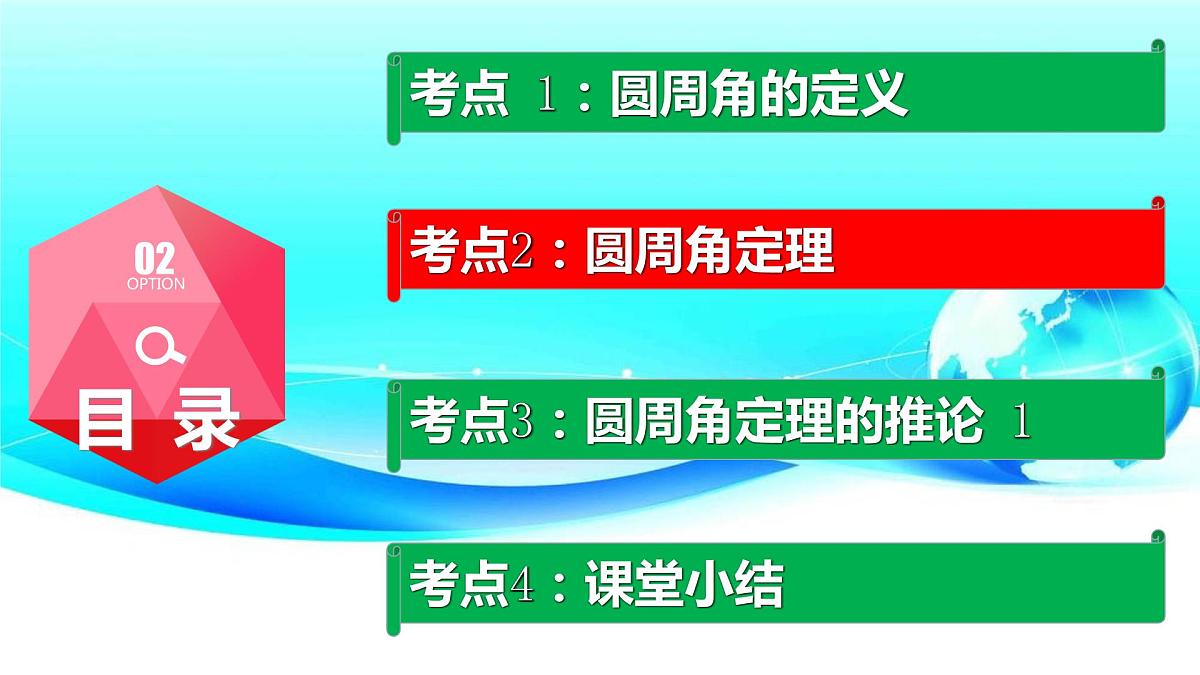 24.1.4(1) 圆周角-定理及推论1-2021-2022学年九年级数学上册教学课件(人教版)第7页