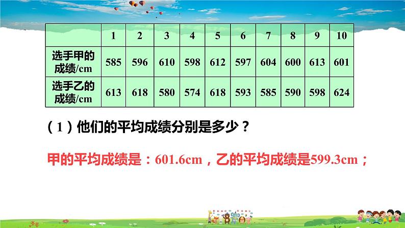 北师大版数学八年级上册 第六章 数据的分析 4 数据的离散程度 第2课时 方差的应用【教学课件+教案】06