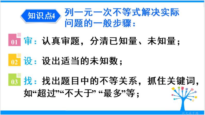 人教版七年级下册数学第九章 章末复习（课件+导学案）08