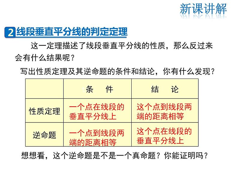 2021-2022学年度华师大版八年级上册数学课件 13.5.2 线段垂直平分线07