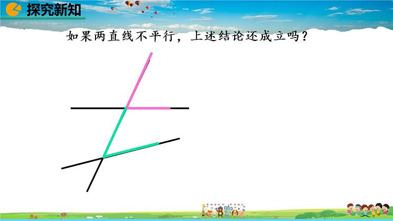 北师大版数学七年级下册 2.3 平行线的性质(第1课时)【教学课件】06