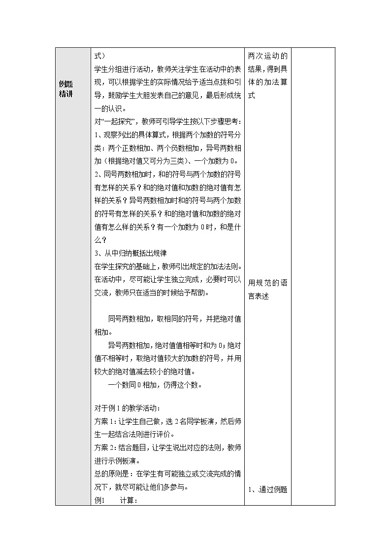 1.5.1有理数的加法 教案-冀教版七年级数学上册第2页
