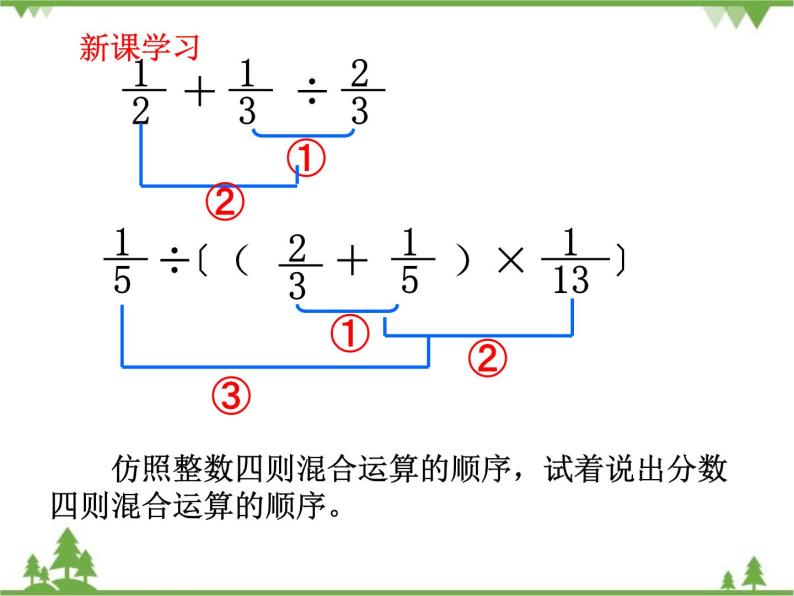 人教版（五四制)数学六年级上册 2.2混合运算_课件04