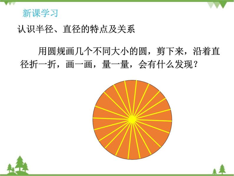 人教版（五四制)数学六年级上册 3.1认识圆_课件05