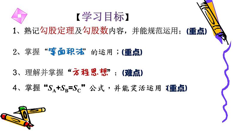 北师版八年级上册第一章 《勾股定理》经典复习全系列一课件PPT03