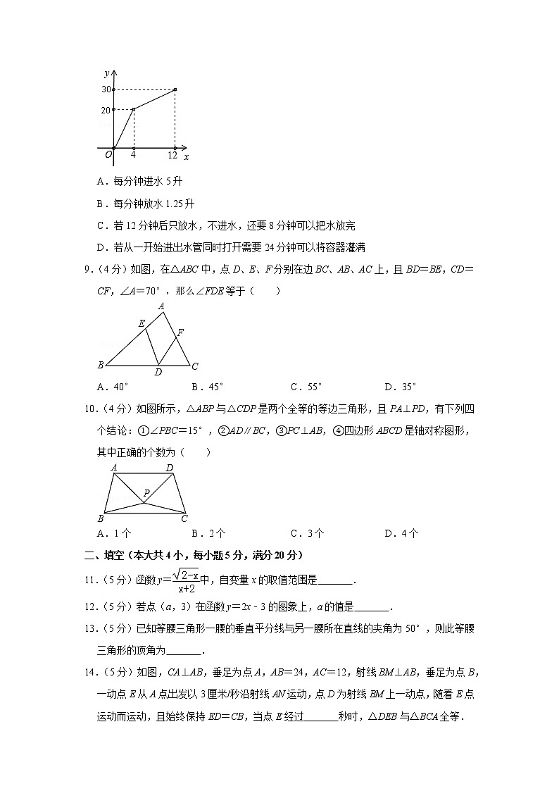 2018-2019学年安徽省合肥市庐阳区八年级(上)期末数学试卷第2页