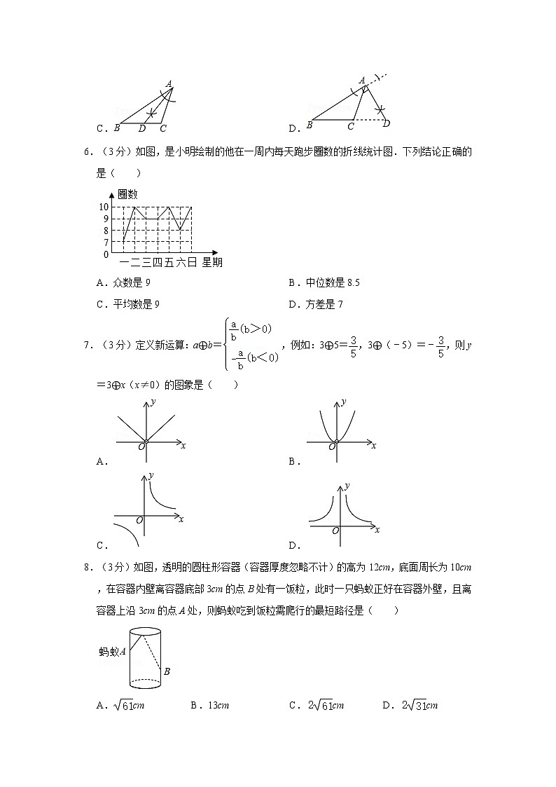 2021年内蒙古鄂尔多斯市东胜区中考数学二模试卷 解析版02