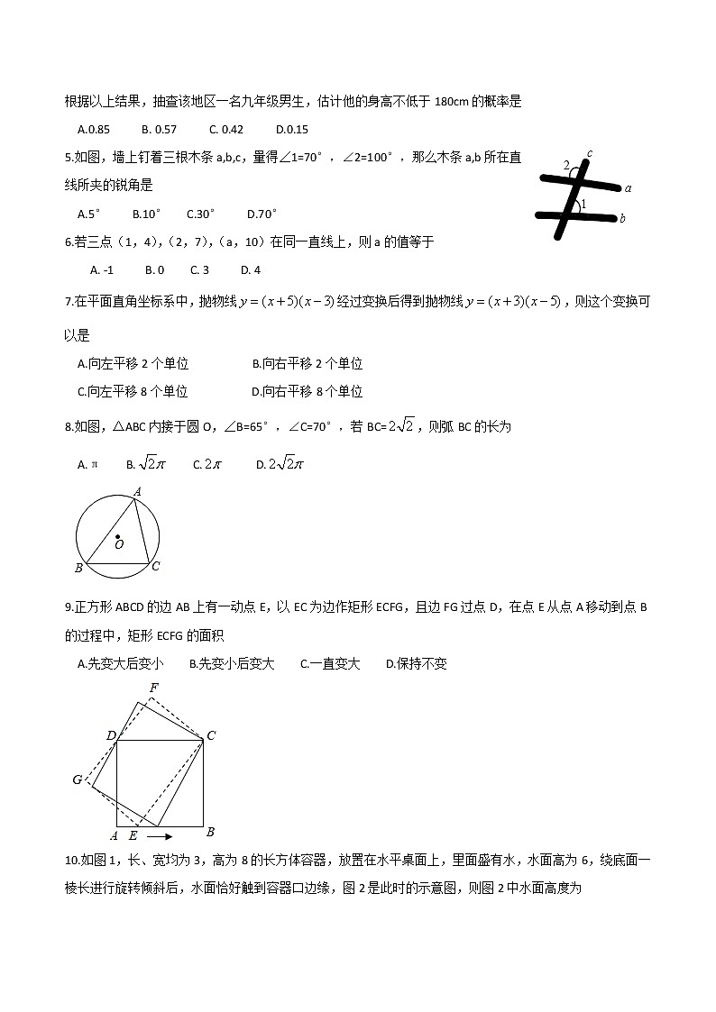 2019年人教版浙江省绍兴市中考数学试卷及答案解析第2页