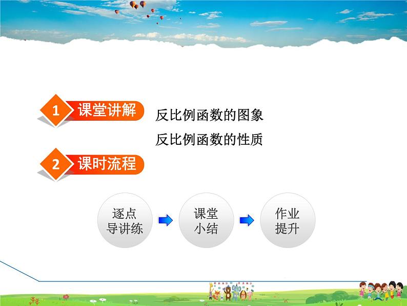 华师版数学八年级下册 17.4.2 反比例函数的图象和性质【教学课件】第2页