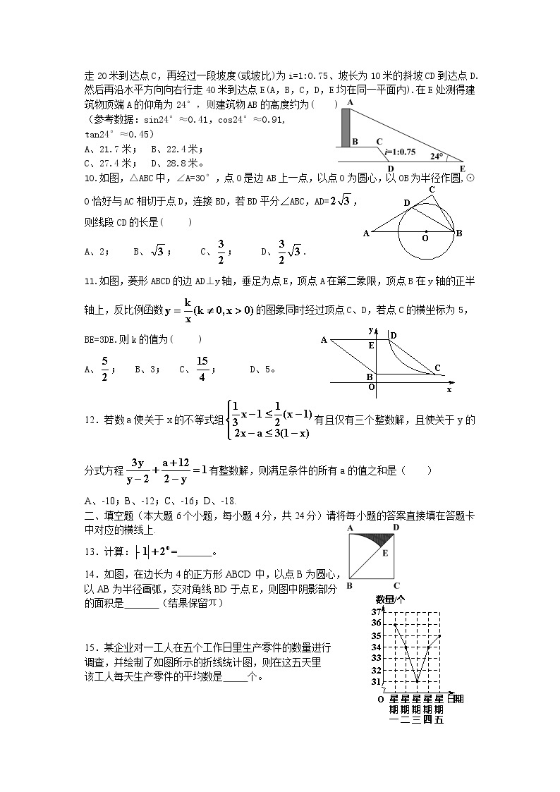 【中考真题】2018年中考数学真题 重庆市(B)含答案02