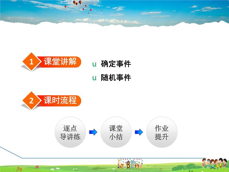 冀教版数学九年级下册 31.1 确定事件和随机事件【课件】02