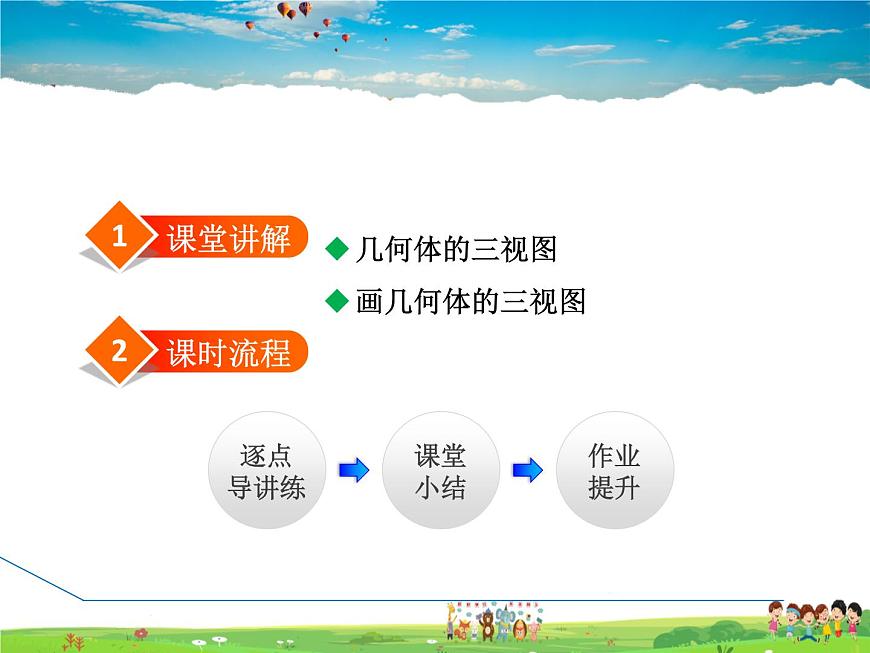 冀教版數(shù)學(xué)九年級下冊 32.2.1 由幾何體到三視圖【課件】第2頁