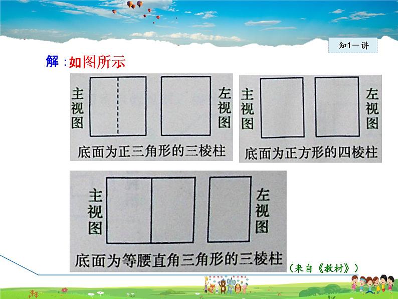 冀教版数学九年级下册 32.2.2 由三视图到几何体【课件】08