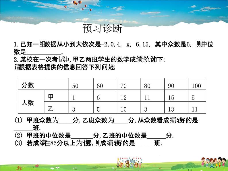 青岛版数学八年级上册 4.3众数(第2课时)【课件】第5页