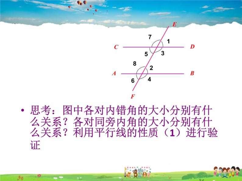青岛版数学七年级下册   9.3平行线的性质【课件+教案】07