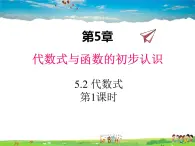 青岛版数学七年级上册  5.2 代数式 第1课时课件PPT