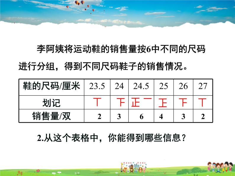 青岛版数学七年级上册  4.3 数据的整理课件PPT06