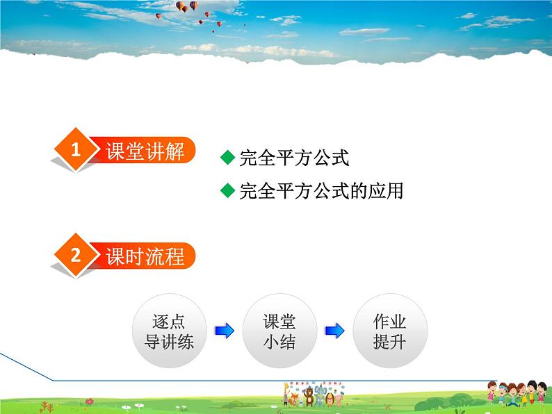人教版数学八年级上册 14.2.2 完全平方公式【课件】第2页
